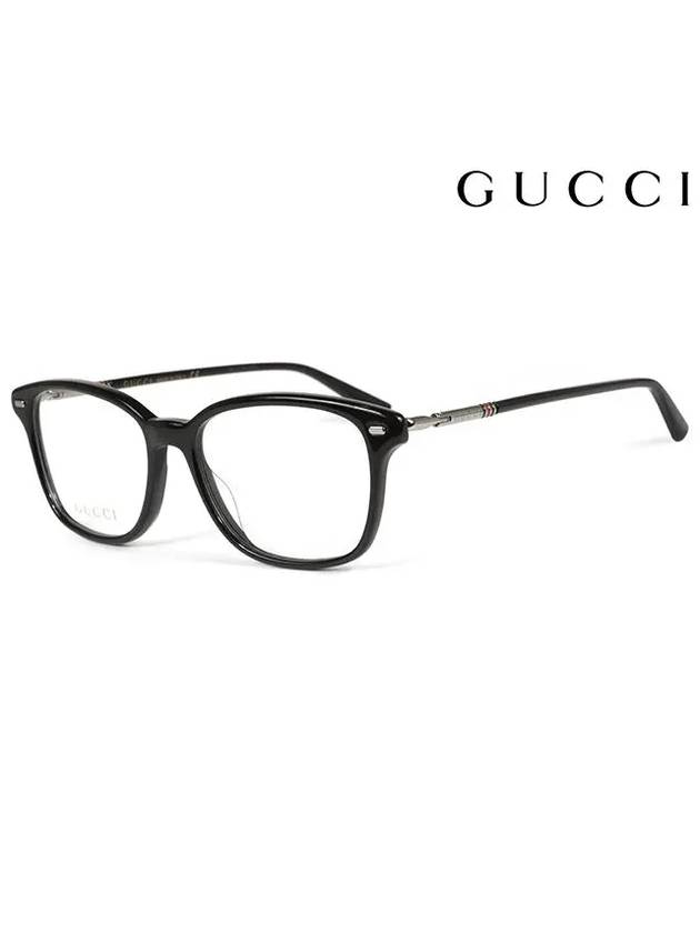 Eyewear Square Eyeglasses Black - GUCCI - BALAAN 3