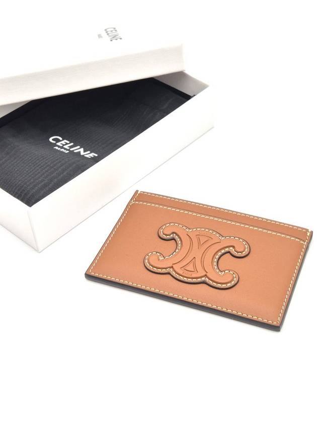 Coeur Triomphe Card Wallet Tan - CELINE - BALAAN 3