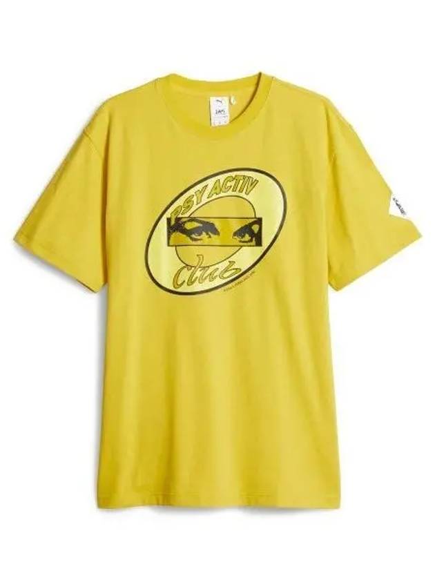 Perks Mini Graphic Short Sleeve T Shirt Yellow 622678 42 - PUMA - BALAAN 1