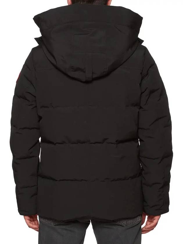 Wyndham Logo Patch Padding Black - CANADA GOOSE - BALAAN 3