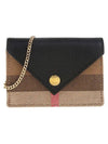 Jade chain half wallet 80672591 black - BURBERRY - BALAAN 1