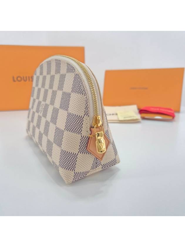 Damier Azur Cosmetic Pouch Bag - LOUIS VUITTON - BALAAN 9