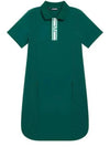 Women's Dennis Golf Mini Dress Rain Forest - J.LINDEBERG - BALAAN 2