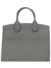 Studio Soft Tote Bag Olive Green - SALVATORE FERRAGAMO - BALAAN 4