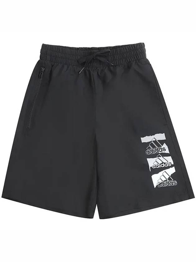 Essentials BrandLove Chelsea Woven Shorts Black - ADIDAS - BALAAN 3