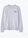 Handwriting Regular Sweatshirt Light Grey Melange - MAISON KITSUNE - BALAAN 2