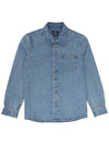 Vittorio Denim Long Sleeve Shirt Blue - A.P.C. - BALAAN 2