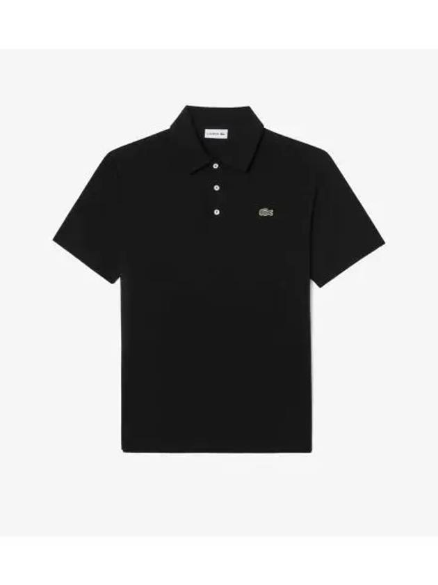 Men s classic fit wide collar polo black - LACOSTE - BALAAN 1