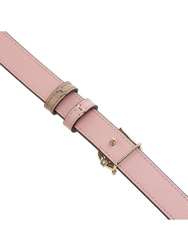 24 ss OAT Beige DUSKY Pink Leather Belt 8066050A1435 B0481005203 - BURBERRY - BALAAN 8