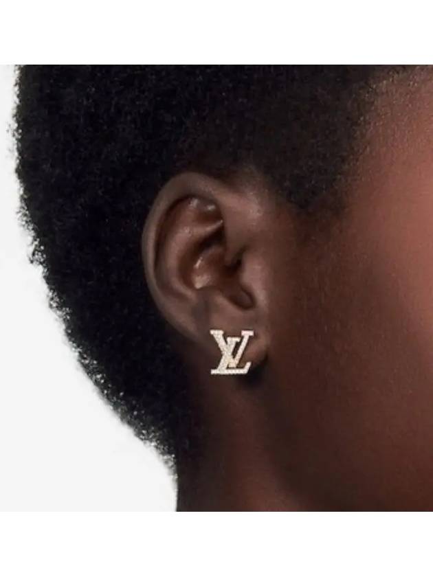 LV Iconic Earrings Gold - LOUIS VUITTON - BALAAN 5