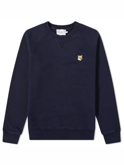 Fox Head Patch Classic Sweatshirt Navy - MAISON KITSUNE - BALAAN 2