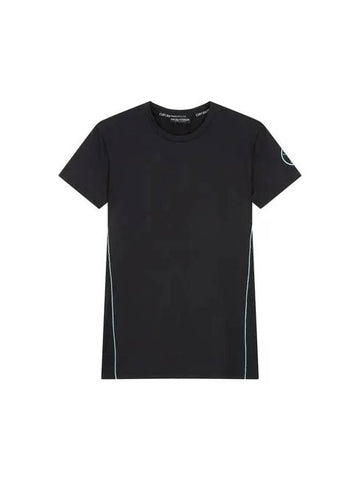 UNDERWEAR ARMANI BRAND DAY 10% 5 18 5 19 Men's Mesh Block Easy TShirt Black 270501 - EMPORIO ARMANI - BALAAN 1