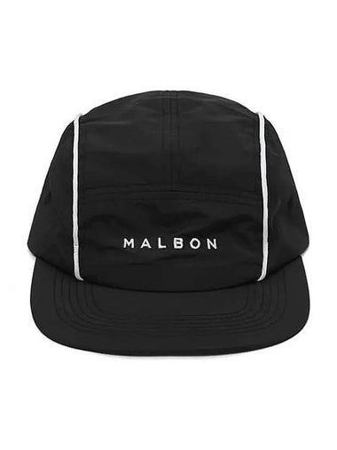 Bermuda 5 panel cap black M 8213 BK - MALBON GOLF - BALAAN 1