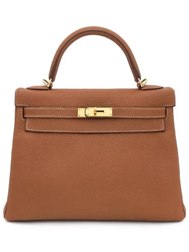 Kelly32 camel gold plate 4HH0314 - HERMES - BALAAN 1