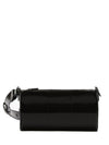 Logo Buckle Leather Shoulder Bag Black - MAX MARA - BALAAN 1