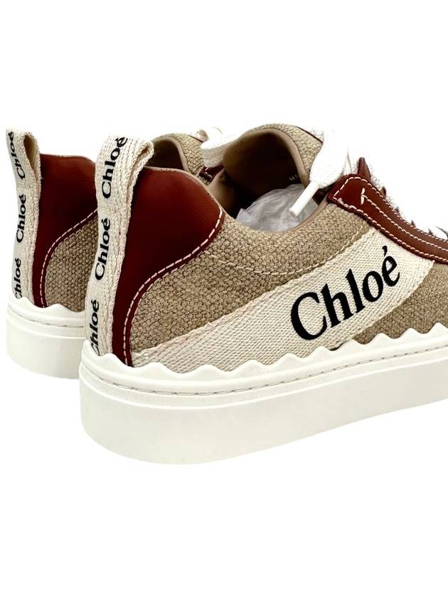 Lauren Leather Converse Low Top Sneakers Brown - CHLOE - BALAAN 4