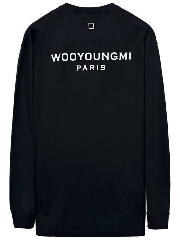 Back logo long sleeve t shirt black - WOOYOUNGMI - BALAAN 4