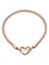 Moments Studded Chain Bracelet Rose Gold - PANDORA - BALAAN 2