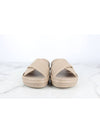 FF logo sandals slippers beige 7 260 - FENDI - BALAAN 2