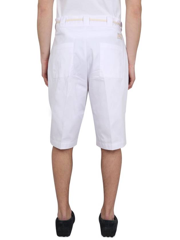 COTTON BLEND BERMUDA SHORTS - DROLE DE MONSIEUR - BALAAN 4