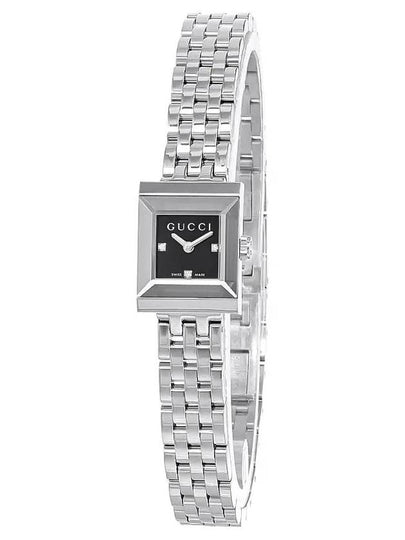 G-Frame Diamond Dial Watch Silver - GUCCI - BALAAN 2