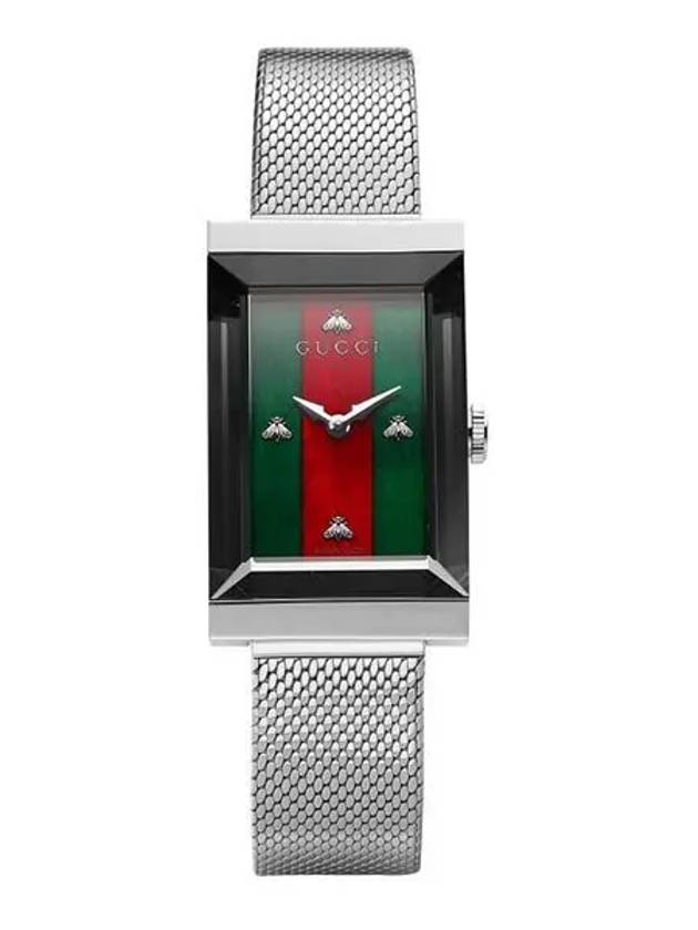 G Frame Watch 21x34mm Steel Mesh 559662J6A708652 - GUCCI - BALAAN 2