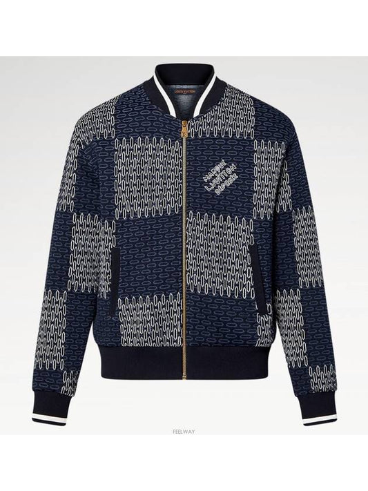 1AFXOM Damier quilted cotton bomber - LOUIS VUITTON - BALAAN 1