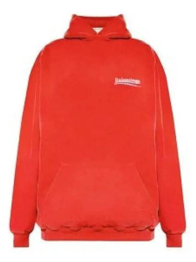 Political Campaign Oversized Fit Hoodie Red - BALENCIAGA - BALAAN 2