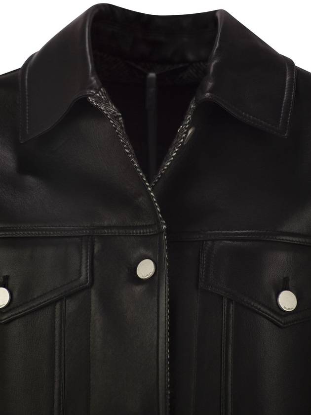 GIRINO - Nappa leather over jacket - MAX MARA - BALAAN 4