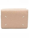 Signature Stitch Trifold Leather Half Wallet Beige - MAISON MARGIELA - BALAAN 2