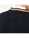 Stitch Patch Wool Knit Top Navy - MAISON MARGIELA - BALAAN 5