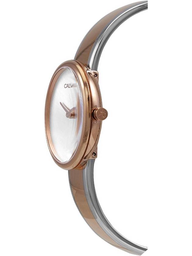 Women's Watch Series Temptation Quartz Silver Dial 2Tone Watch - CALVIN KLEIN - BALAAN 4