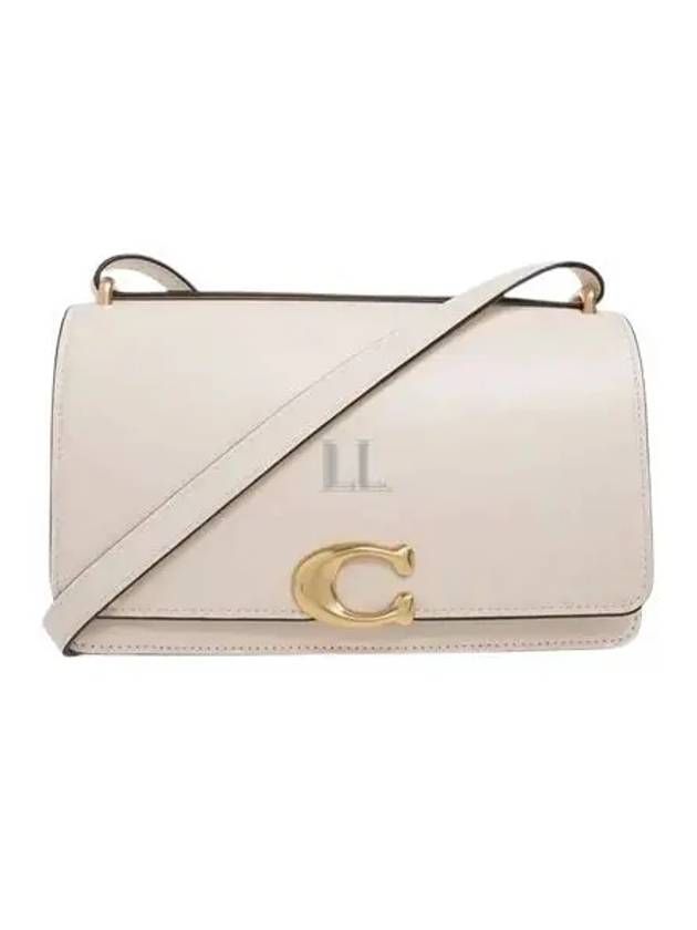 Bandit Logo Plaque Shoulder Bag White - COACH - BALAAN 2