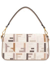 Baguette Canvas Shoulder Bag - FENDI - BALAAN 3