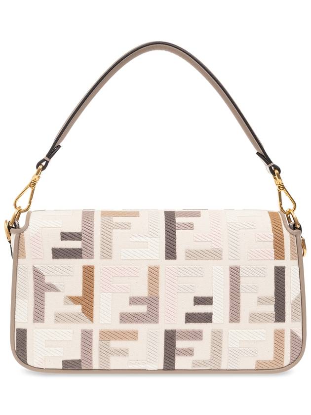 Baguette Canvas Shoulder Bag - FENDI - BALAAN 3