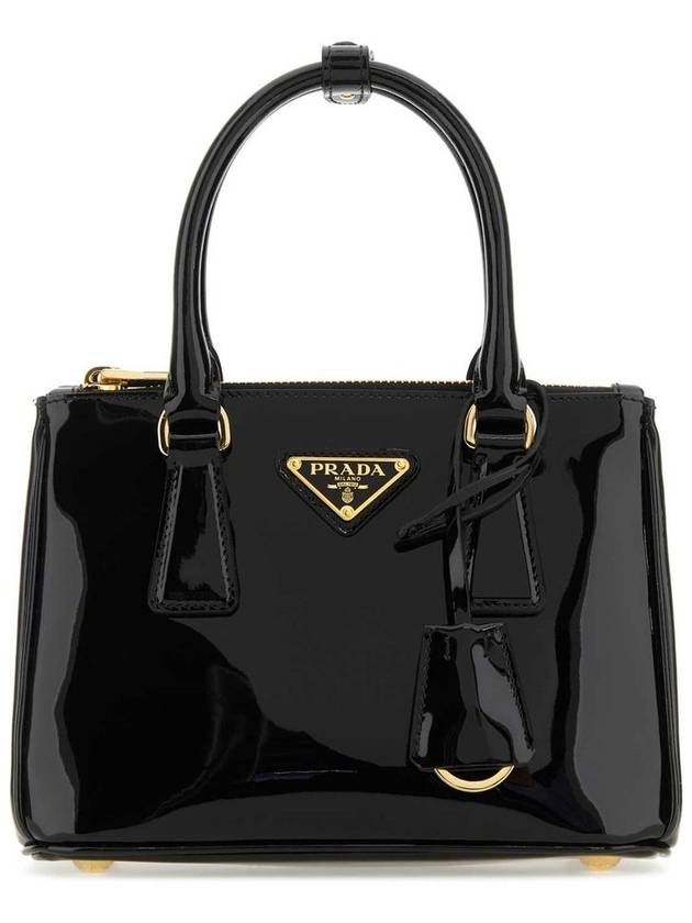 Galleria Patent Leather Mini Bag Black - PRADA - BALAAN 2