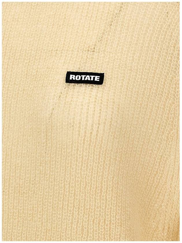 Rotate Birger Christensen Logo Label Sweater - ROTATE - BALAAN 4