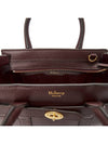 Bayswater Zipped Mini Classic Grain Tote Bag Oxblood - MULBERRY - BALAAN 11