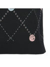 Flee diamond pattern knit vest MK3SV020BLK - P_LABEL - BALAAN 5