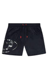 BMBX Rio Swim Shorts Black - DIESEL - BALAAN 1