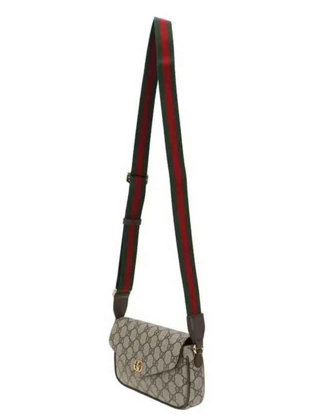 Ophidia GG Mini Bag Beige Ebony - GUCCI - BALAAN 3