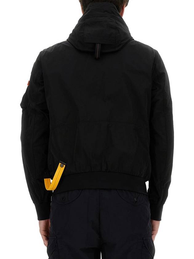 Men's Gobi Spring Hooded Bomber Black - PARAJUMPERS - BALAAN 4