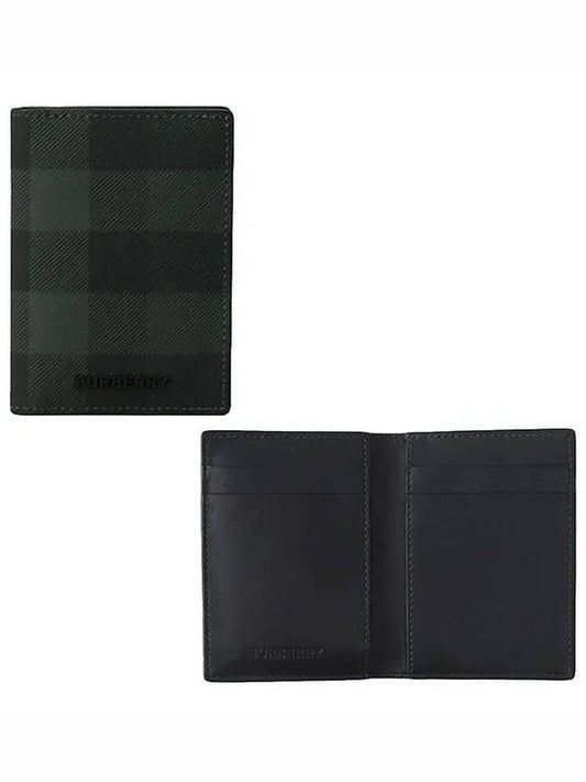 Check Half Card Wallet Grey - BURBERRY - BALAAN 2