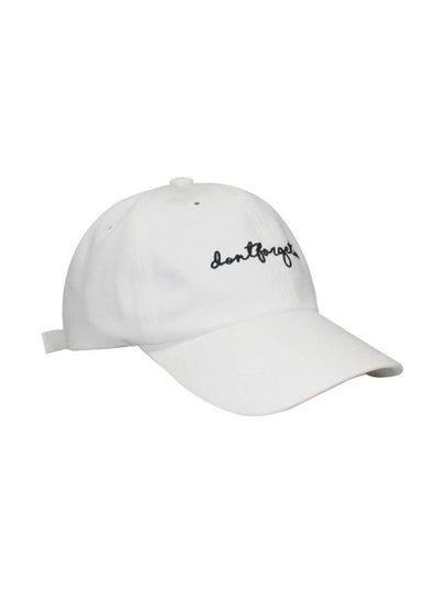 Script 2 Ball Cap White P00000FL - DONTFORGETME - BALAAN 2