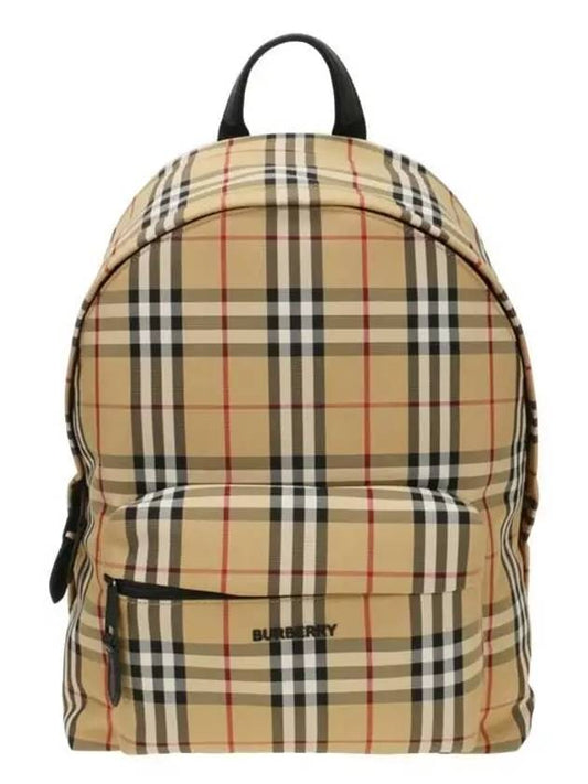 Vintage Check Backpack Beige - BURBERRY - BALAAN 2