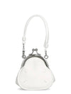 Stitched Nappa Leather Micro Tote Bag White - MAISON MARGIELA - BALAAN.