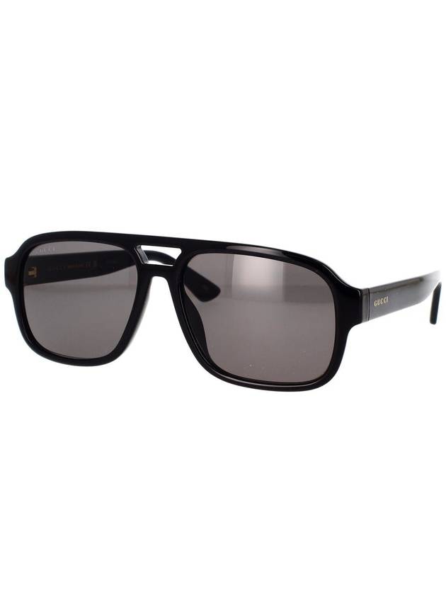 Eyewear Logo Sunglasses Black - GUCCI - BALAAN 3