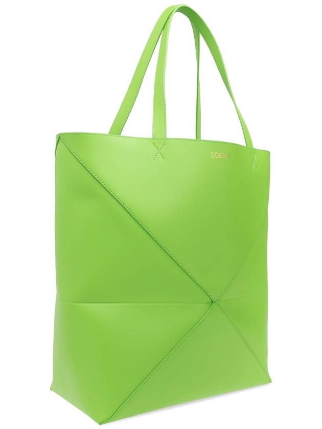 Loewe ‘Puzzle Medium’ Shopper Bag, Women's, Green - LOEWE - BALAAN 4