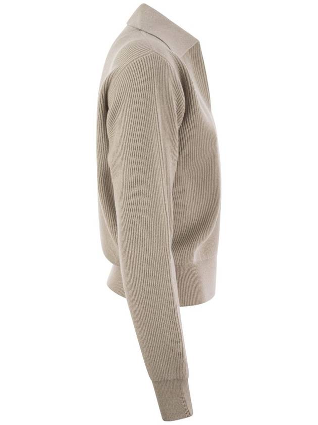 Ribbed knit with polo neck - FABIANA FILIPPI - BALAAN 3