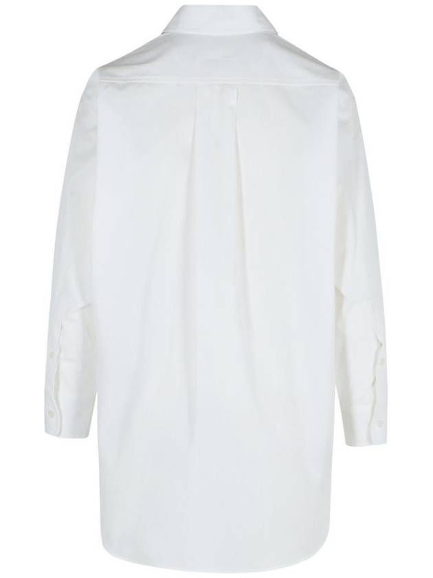 Mm6 Maison Margiela White Cotton Shirt - MAISON MARGIELA - BALAAN 3